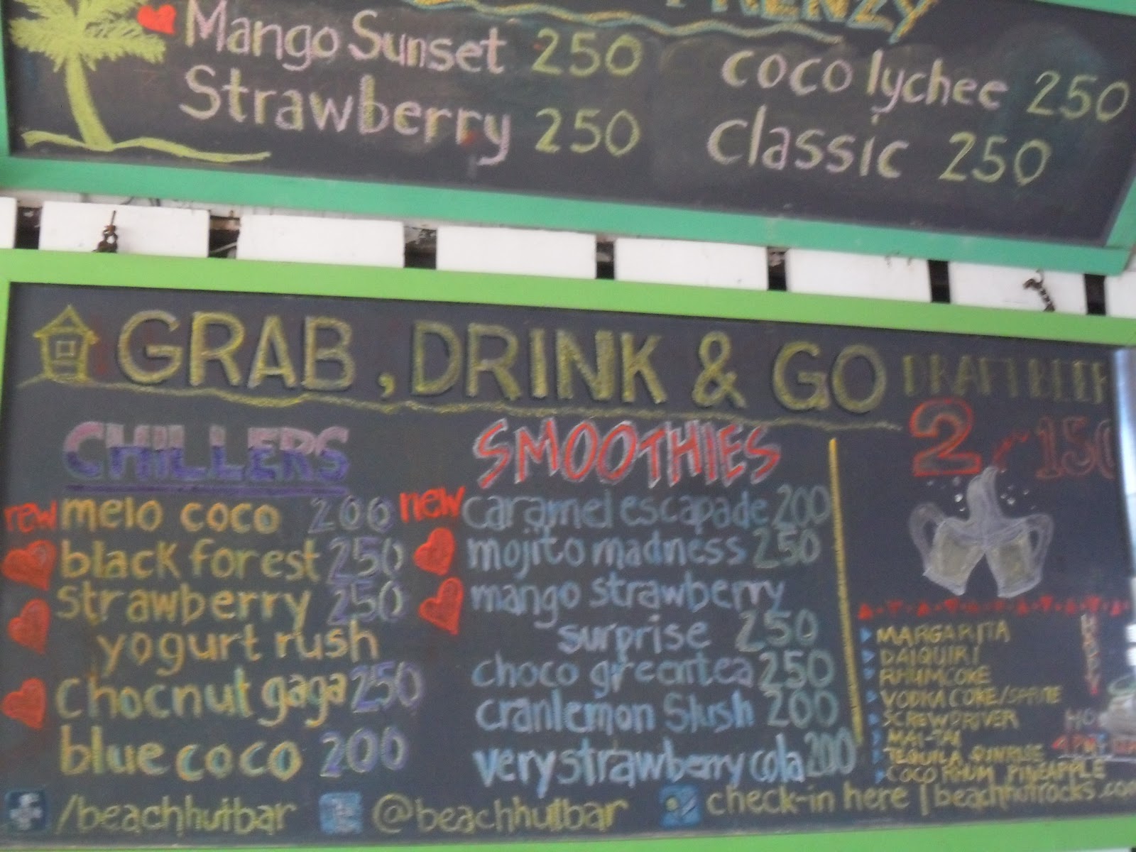 the droolville the Beach Hut Bar in Boracay