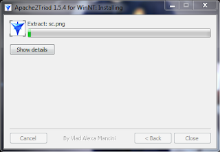 Proses Kelima instalasi Apache2Triad