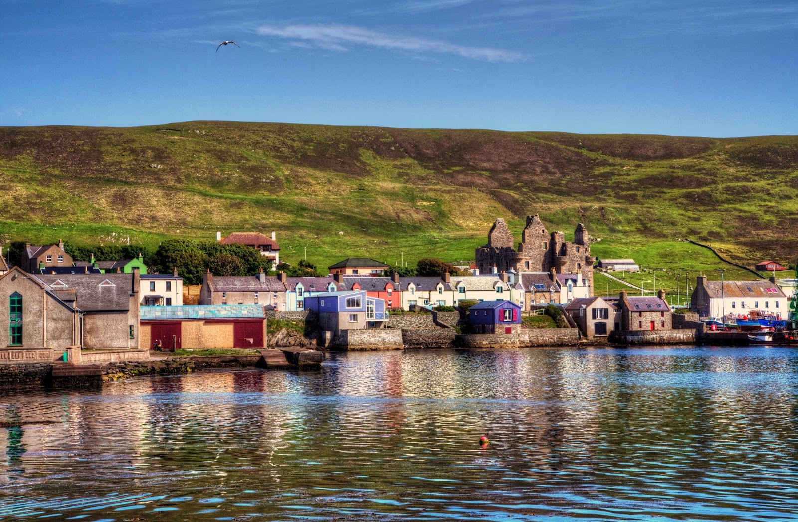 Ultima Thule Scalloway, on Shetland's atlantic coast Up Helly Aa