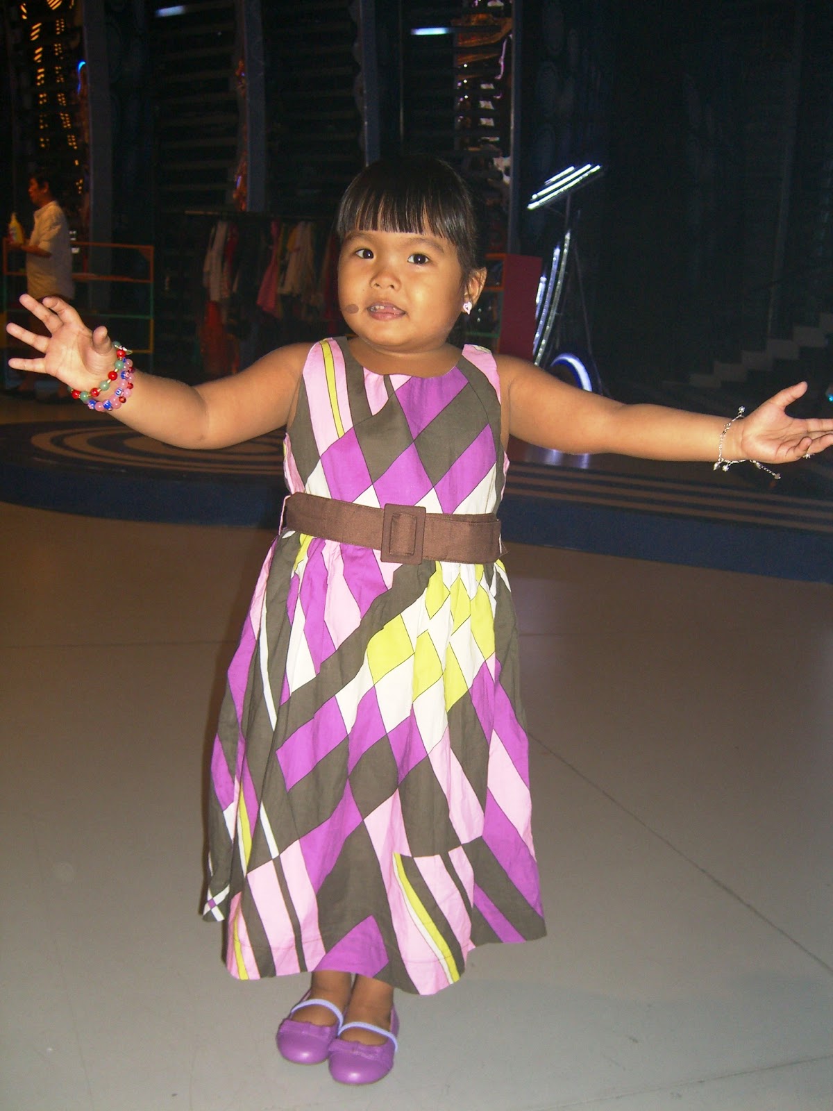 Fried Chicken for the Soul.: Ryzza Mae Models for the Audience During a ...
