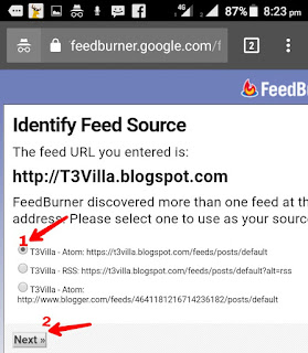 T3Villa :अपने ब्लोग के लिये Feedburner पर Account कैसे बनायें|