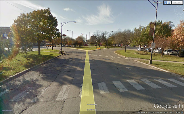 google image of Chicago's Logan Square