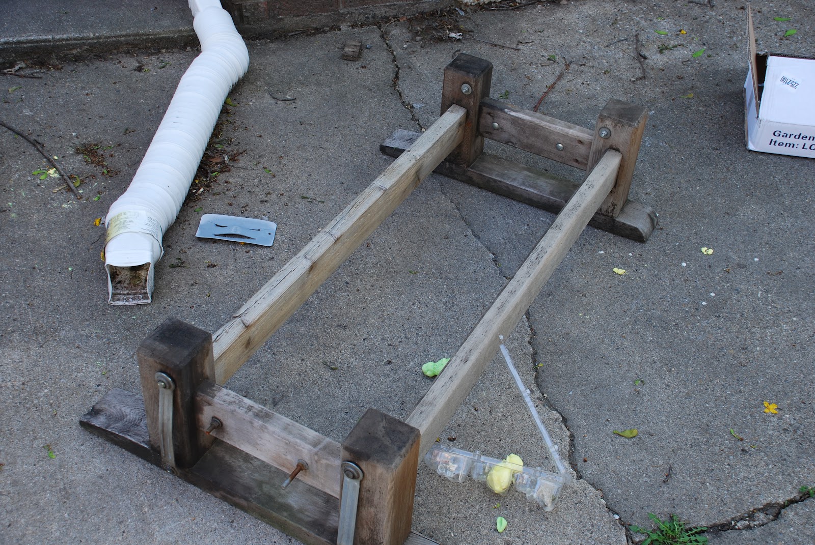 Adventures in Green Living: Glider to Porch Swing- DIY Conversion