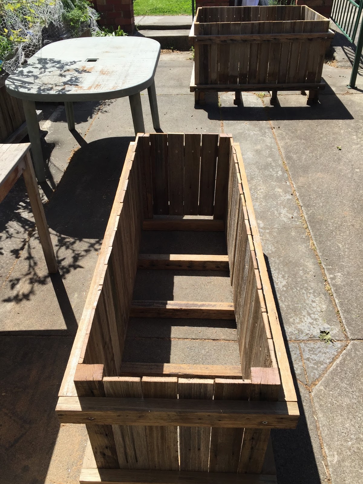 Nedly on his Treadly Wicking Bed Construction