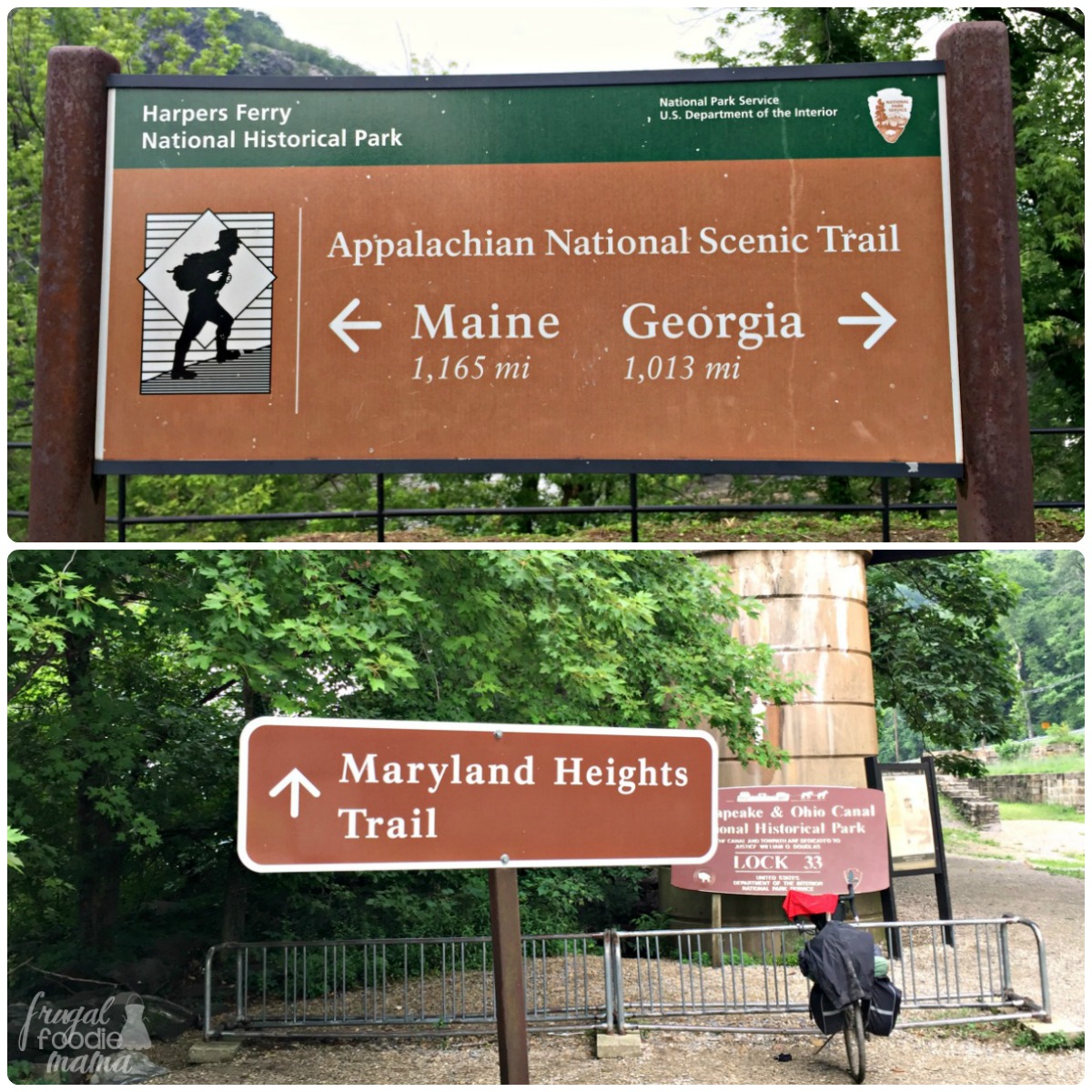 Frugal Foodie Mama Hiking the Maryland Heights Trail