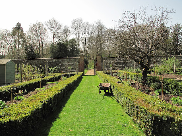 Edward Austen's walled garden, filled with apple trees, strawberries and vegetables. Edward Austen's walled garden, filled with apple trees, strawberries and vegetables.