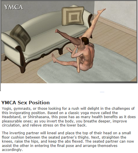 Ymca sex position not Question interesting, Ymca sex position