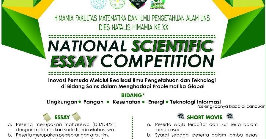 Lomba Esai Dan Lomba Short Movie 2018 Di Uns Info Lomba 2021 Terbaru