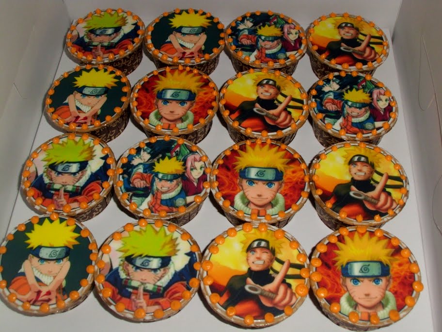 MIDNITE BAKER BANGI EDIBLE IMAGE CUPCAKENARUTO