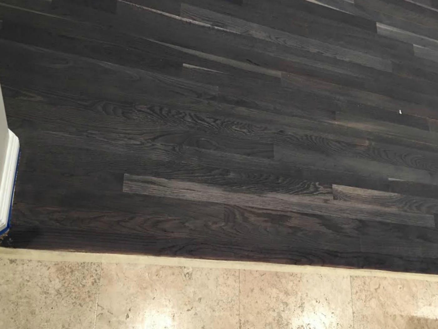 Diy Ebonized White Oak Floors, Ebonized Hardwood Flooring