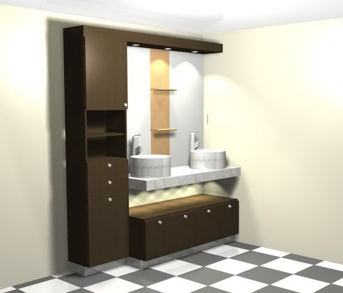 Modernos baños con closet - Kitchen Design Luxury Homes