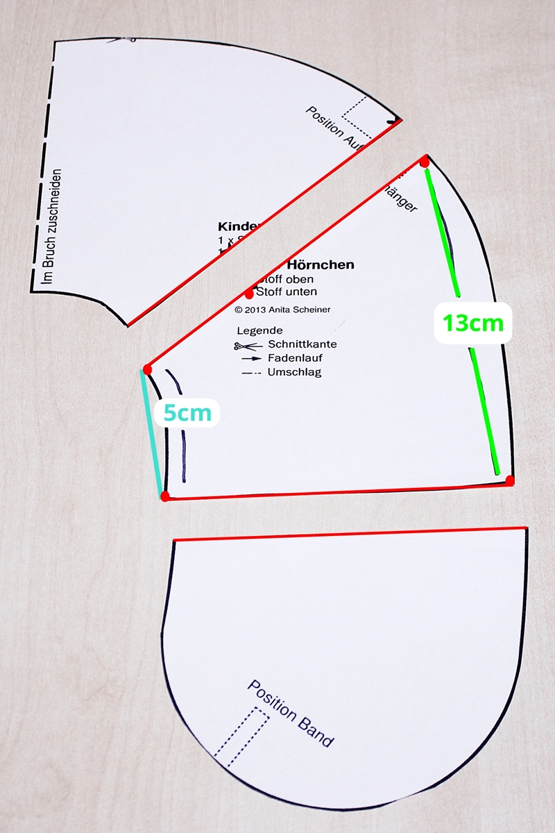 KINDERleicht und schön | Nähen mit Cherrygrön: Regenbogen Nackenhörnchen