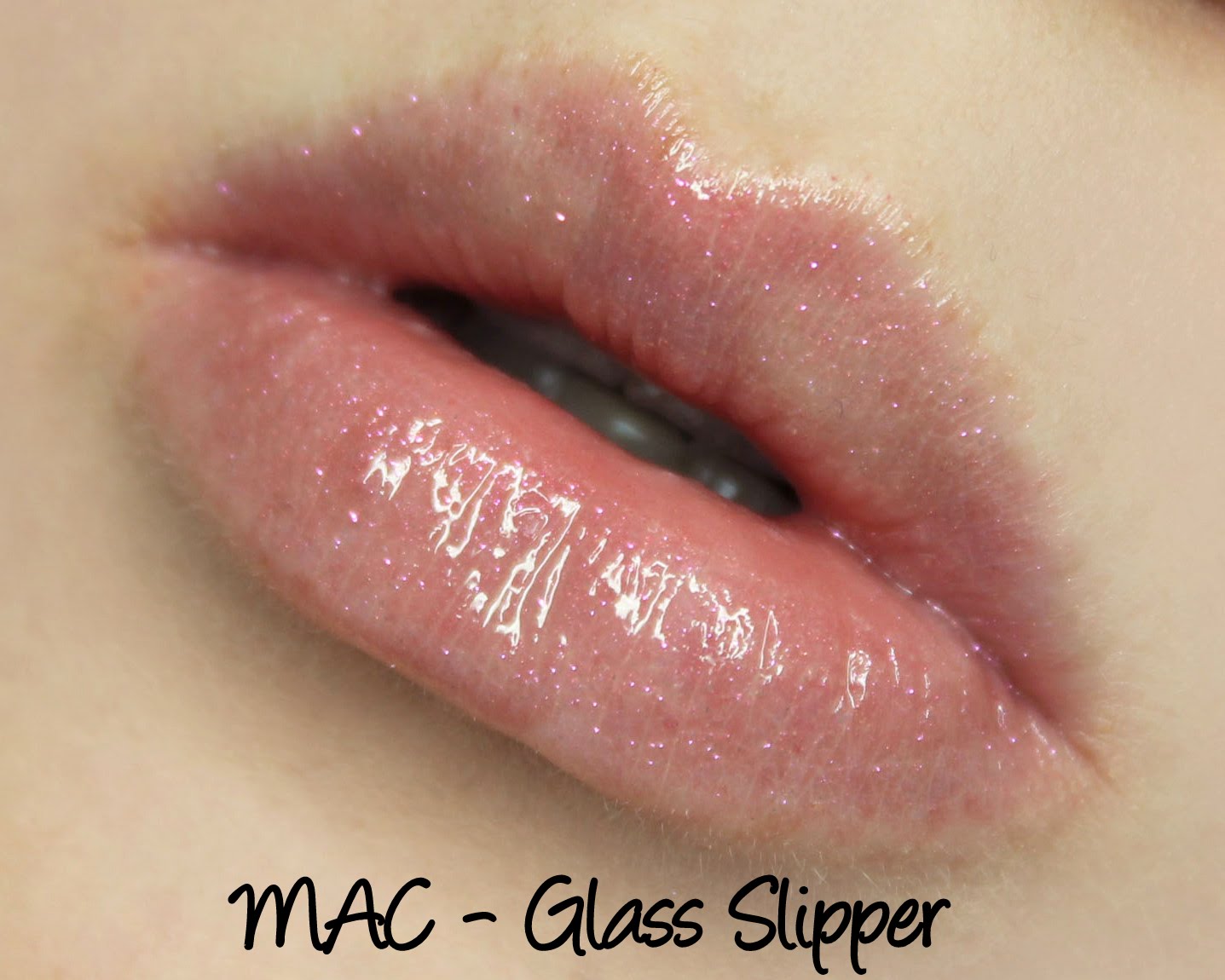 MAC Cinderella: Glass Slipper Lipglass Swatches & Review