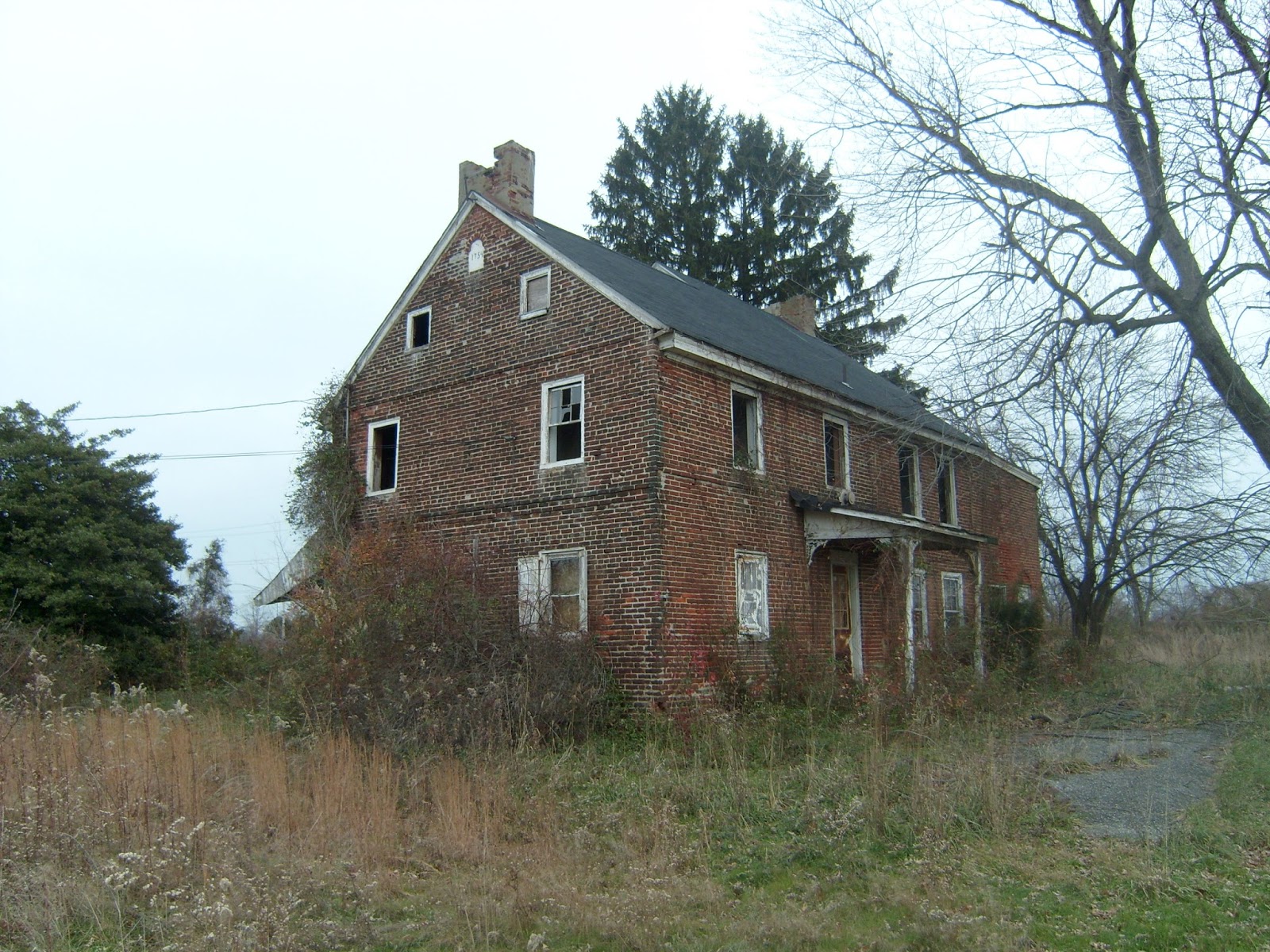 Abandoned, Roadside and Historic The 1754 Woolman Farmhouse