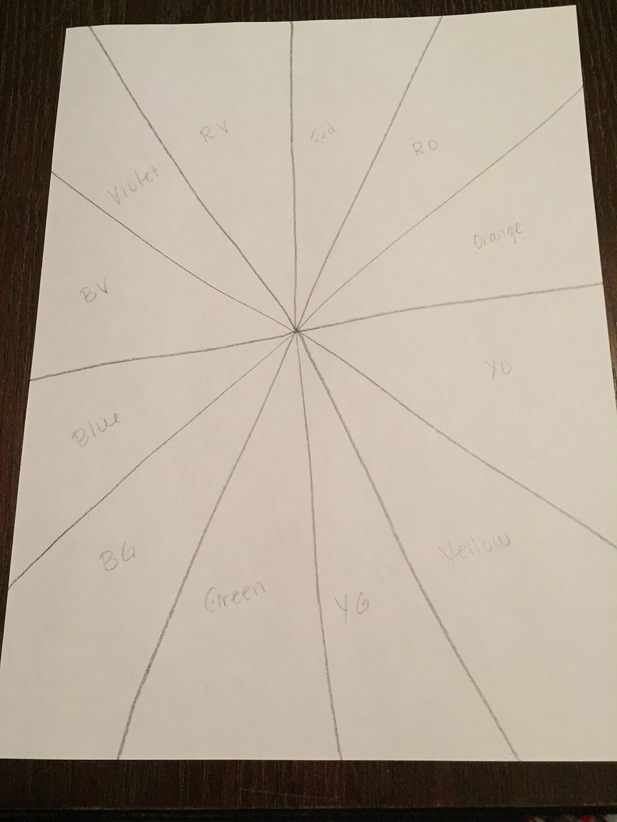 Pencils 'n Paintbrushes: Optical Illusion Color Wheel