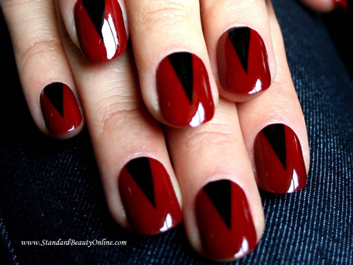 red nail art gallery