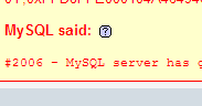 2006 server has gone away. Вайфаер ошибка 2006. 2006 server has gone away. 2006 server has gone away. 2006 server has gone away.