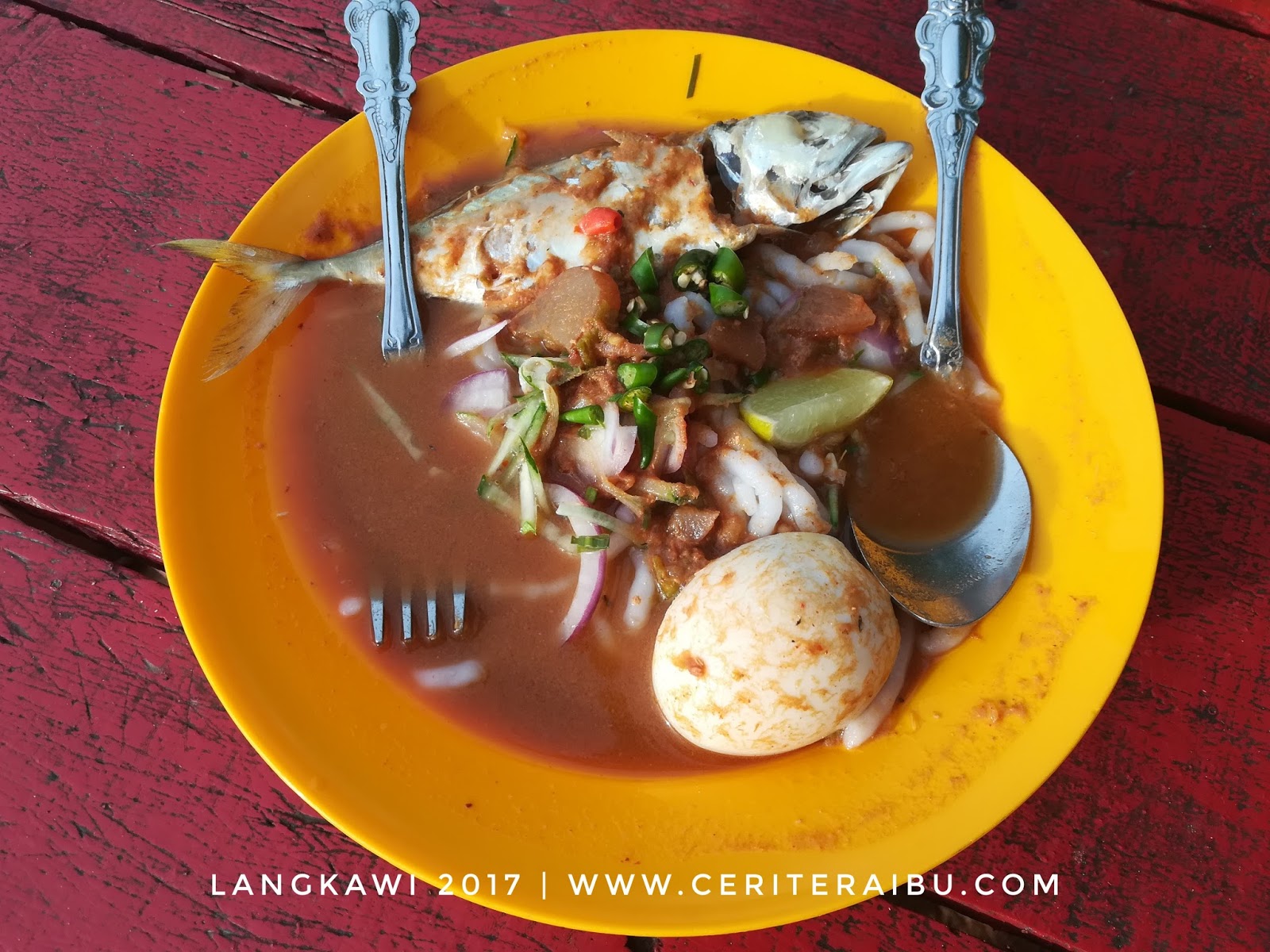 Laksa ikan sekoq langkawi