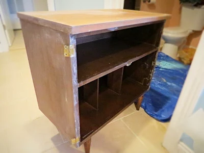 cabinet during stripping
