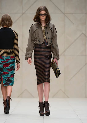 frumpy to funky: Burberry Prorsum Spring/Summer 2012 collection at ...