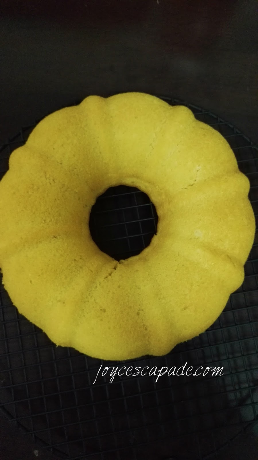 Lemon Yogurt Bundt Cake for 5th Bakealong anniversary Joy 'N' Escapade