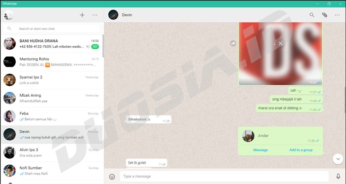 2 Cara Menginstall dan Menggunakan Whatsapp for PC Tanpa Emulator