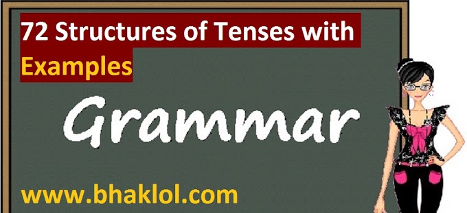 Structure of Tenses in English Grammar with Examples