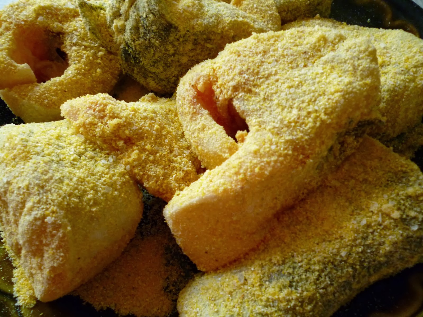 Рыба в кукурузной панировке
