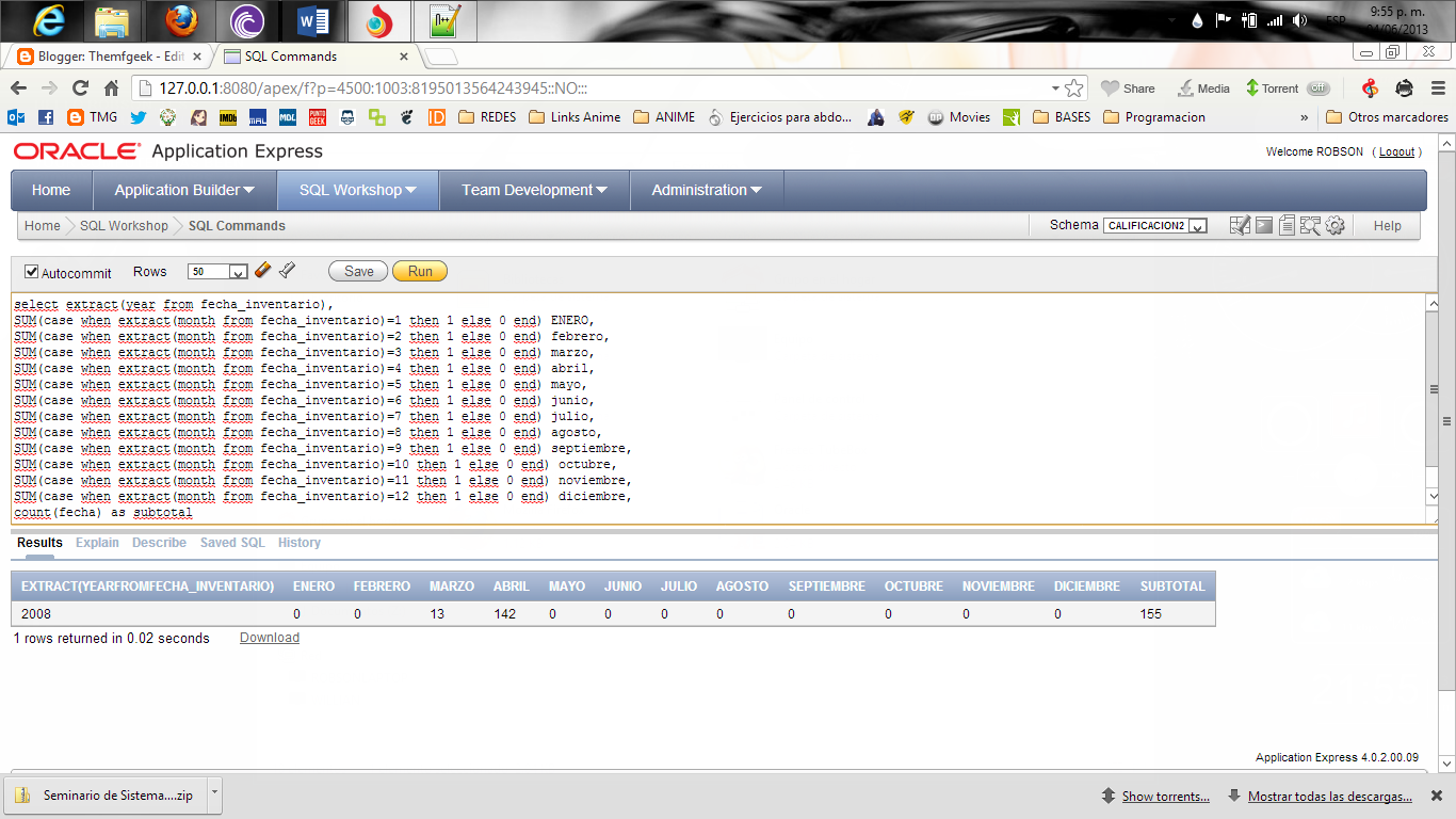 Tablas Pivote Oracle Themfgeek