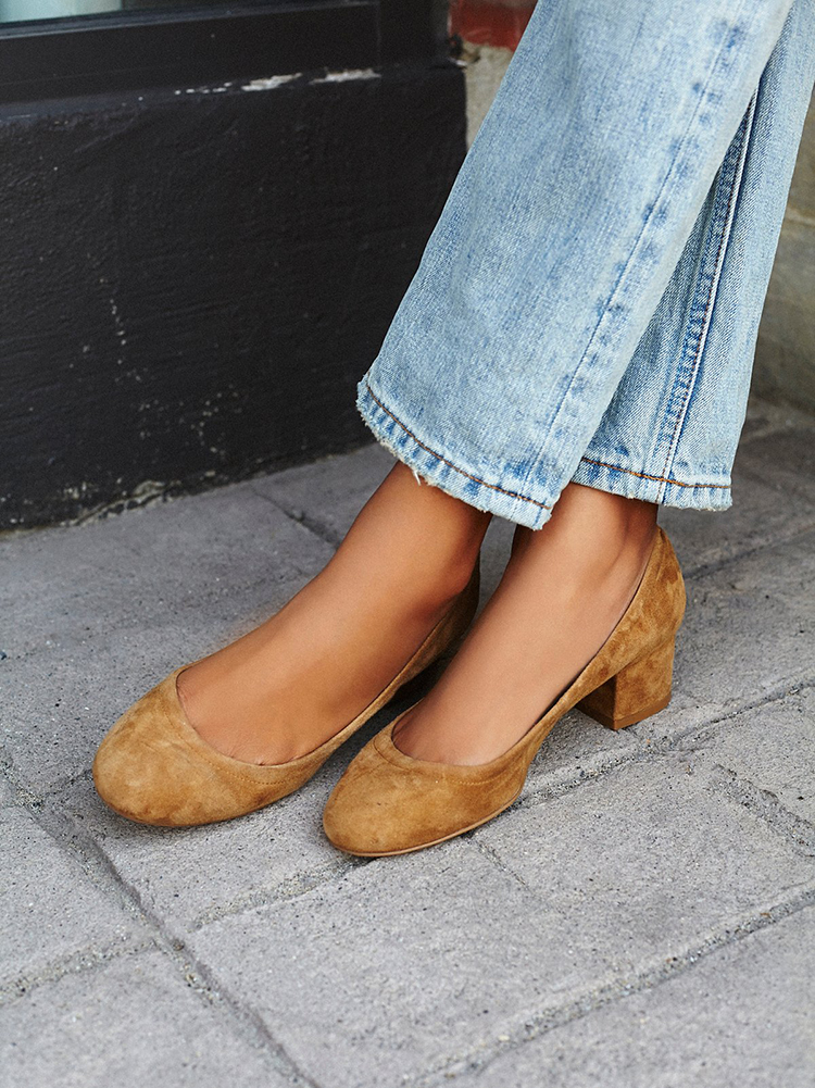 heel ballerinas