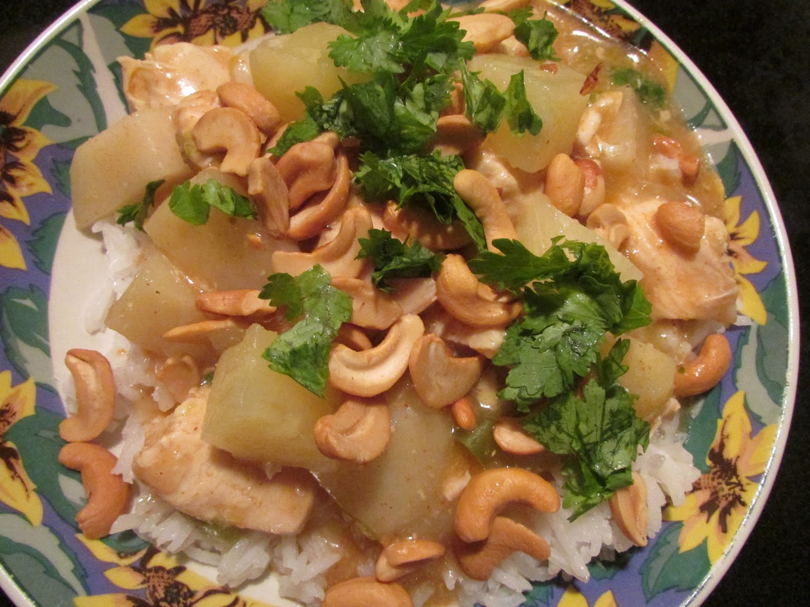 Foodie Mom Slow Cooker Coconut Curry Cashew Chicken