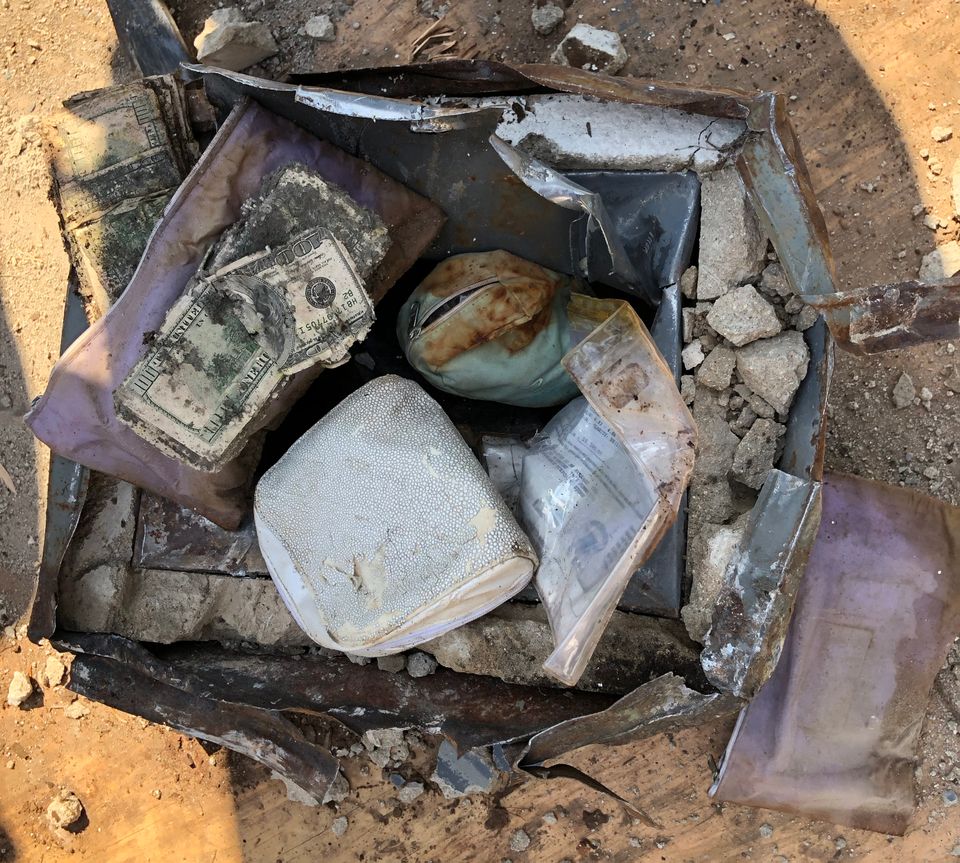 Just Sayin' NY couple finds rusty safe in their backyard filled with