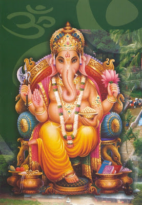 Vinayagar or Pillayar Picture for Ganesha Chaturthi Festival