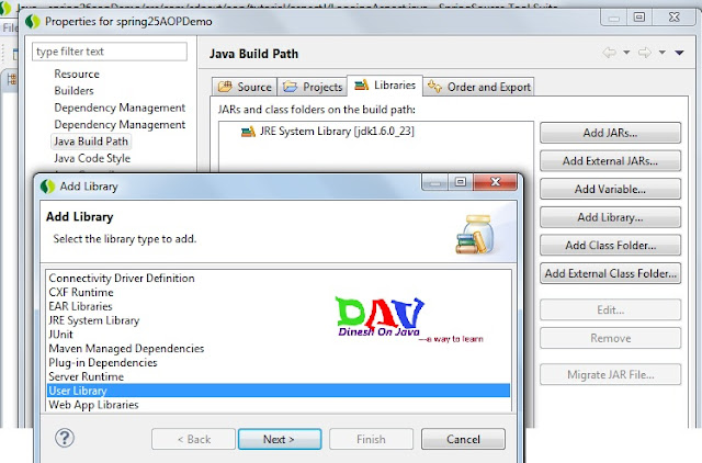 Setting Up Spring AOP Dependencies