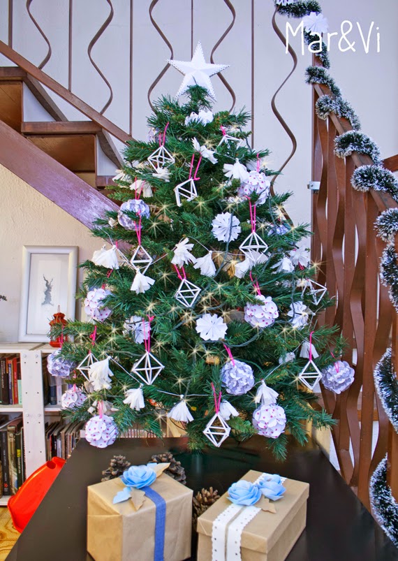 Arbol de Navidad en blanco