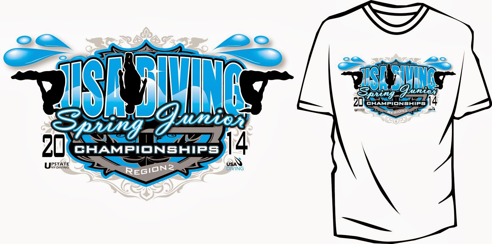 Swimming and Diving apparel design
