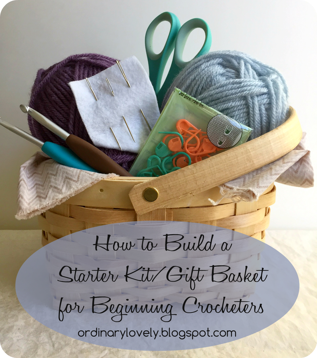 Ordinary Lovely: Crochet Starter Kit or Gift Set for Beginners