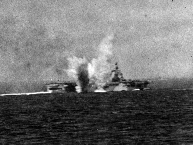 HMS Formidable under attack 26 May 1941 worldwartwo.filminspector.com