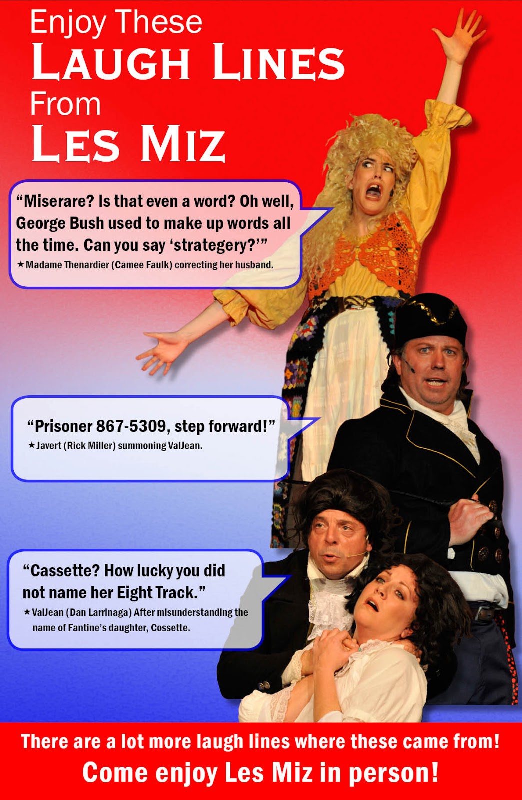 Desert Star Playhouse More Laugh LInes From Les Miserables!