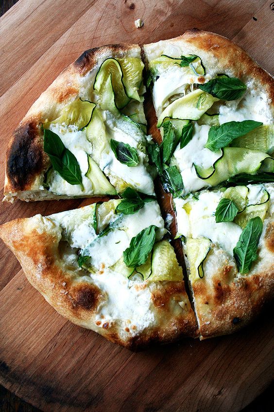 Zucchini Anchovy Pizza The Easy Recipes Blog