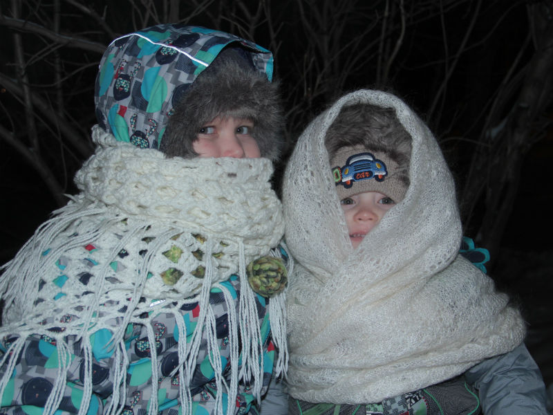 Закутанные дети смешные картинки