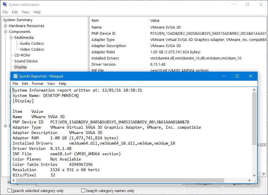 Vmware svga 3d