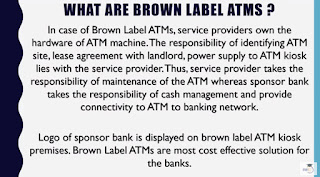 learn more about what are brown label atm in india