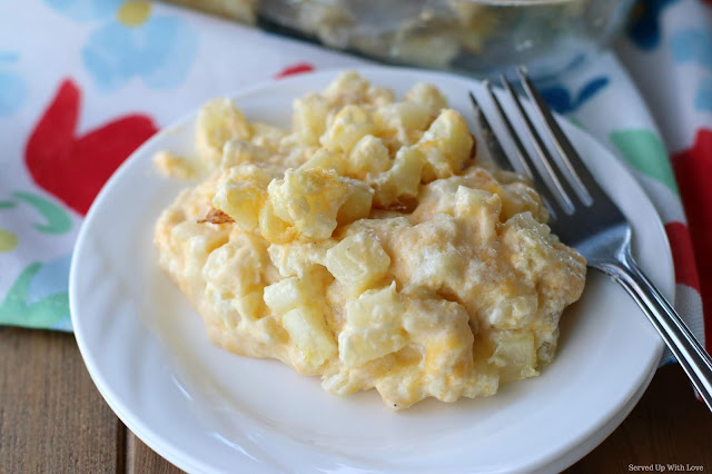 Hashbrown Casserole recipe from Served Up With Love