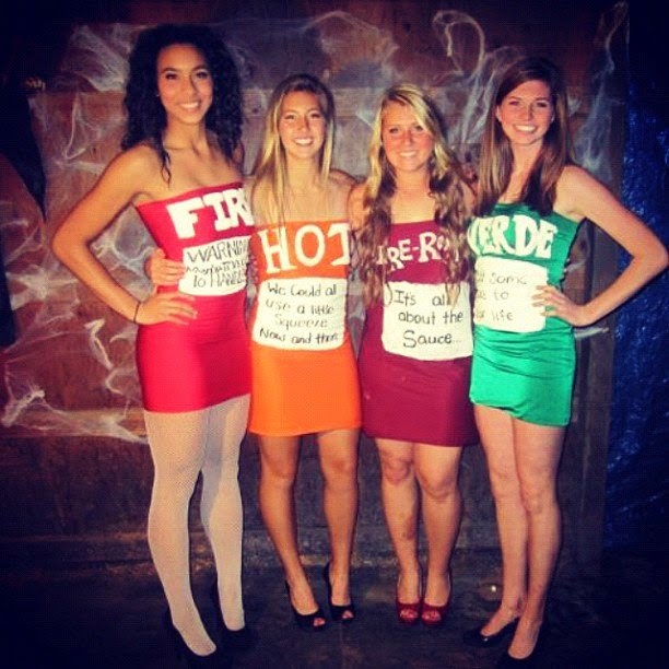 Taco Bell Sauce Group Costumes
