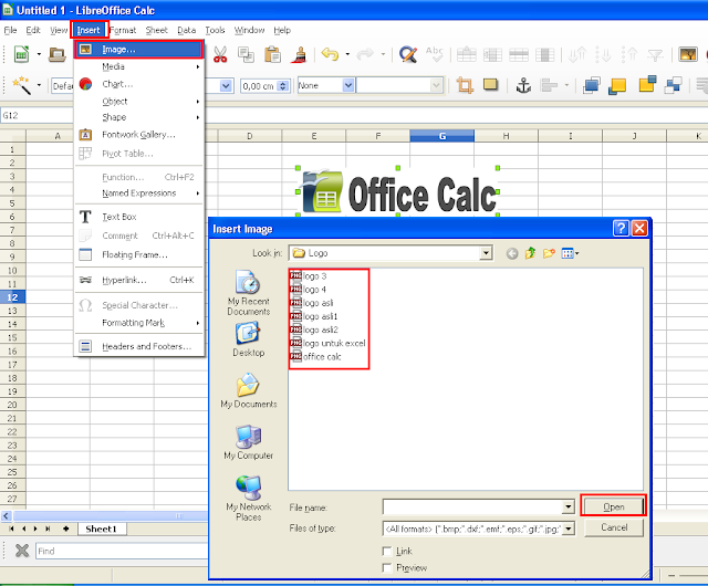 Cara Menggunakan Menu IMAGE/PICTURE Dalam OpenOffice dan LibreOffice