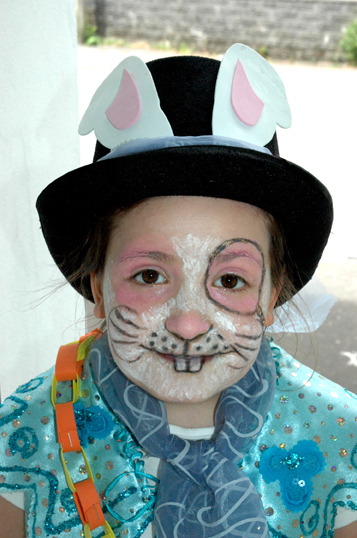 Butterfly Lullaby - Sharon J. Bainbridge: Alice White Rabbit Face Painting