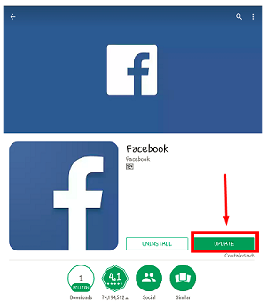Update My Facebook App - How To Update my Facebook App