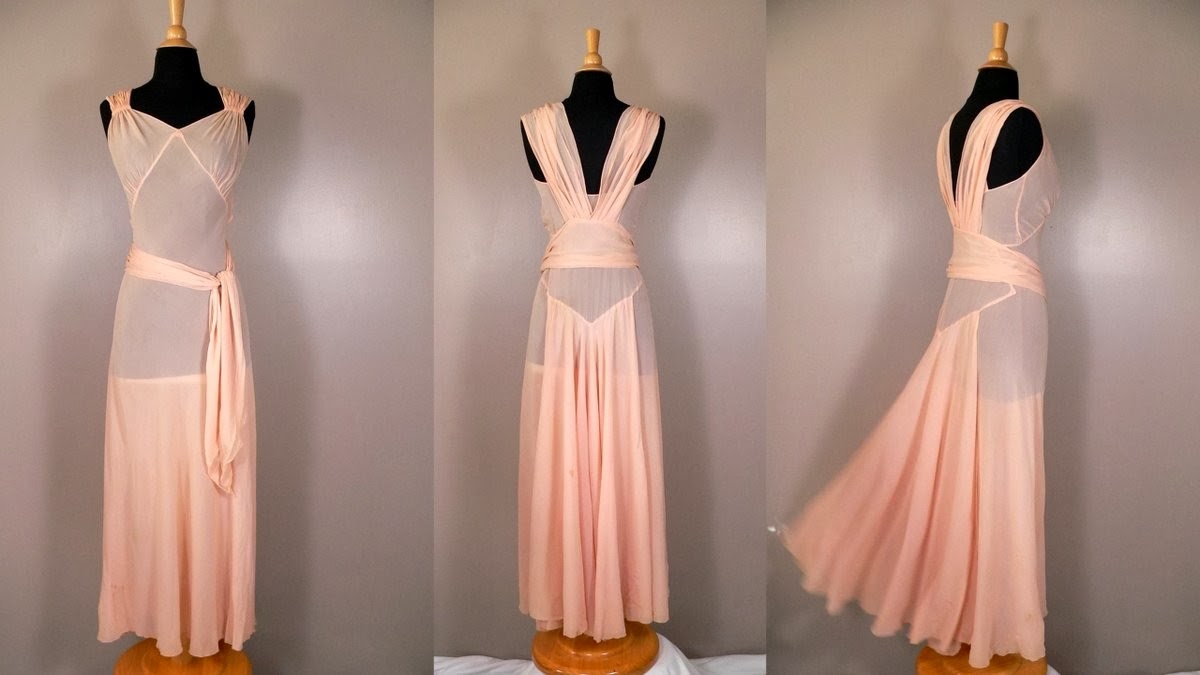 All The Pretty Dresses: 1930's Bias Cut Dress