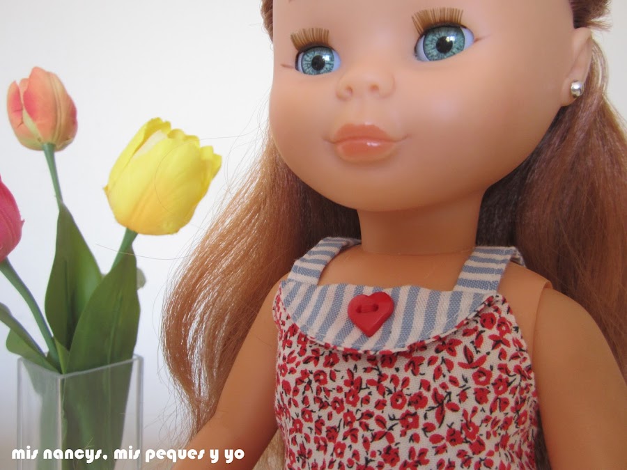mis nancys, mis peques y yo, vestidos primavera para nancy de anilegra, vestido rojo
